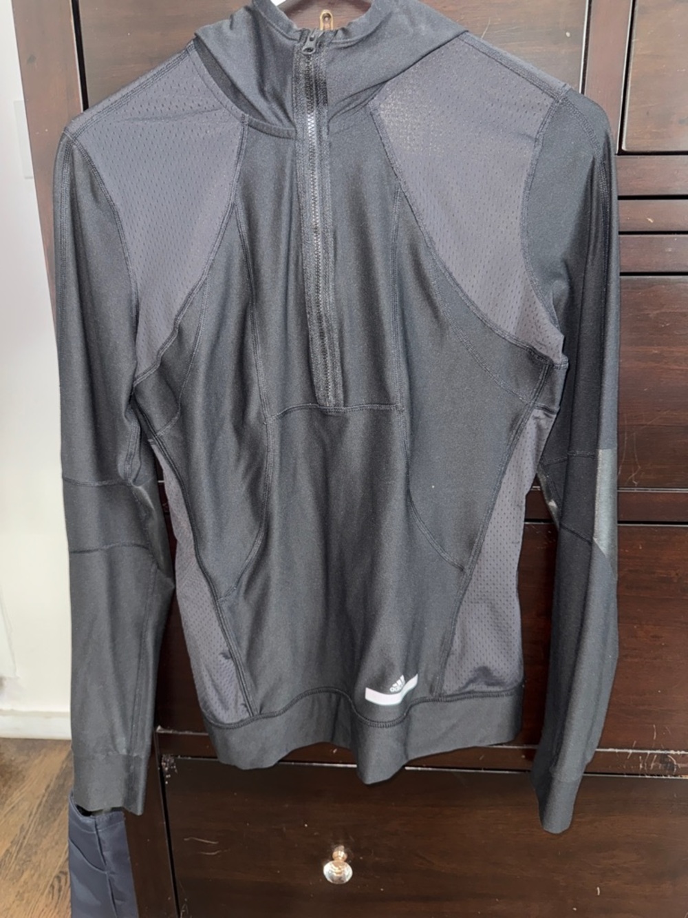 Adidas by Stella McCartney Black Half‑Zip Training Top